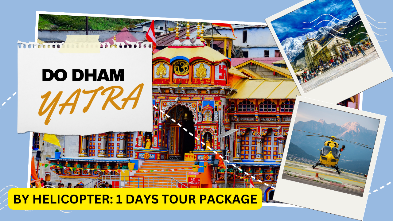 Do Dham Kedarnath Badrinath Helicopter Package from Dehradun is unique and different from all other packages. Because it extends the chance of visiting Do Dham on the same day.