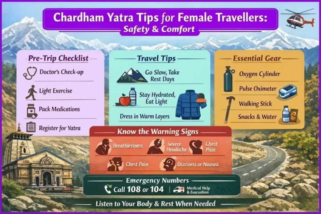 Char Dham Travel Guidelines 2026 2 Safety Tips For Female Travellers