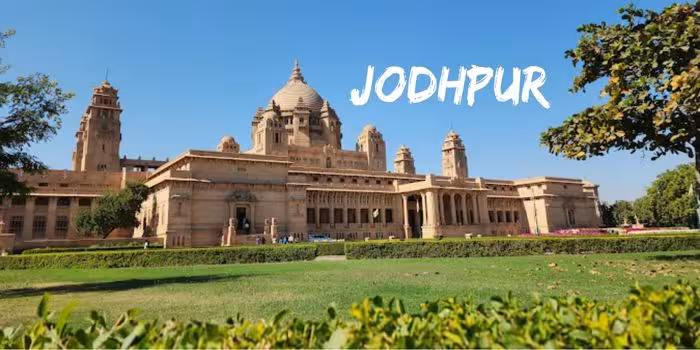 Panoramic view of Jodhpur Majestic Mehrangarh Fort overlooking the heritage city of Jodhpur